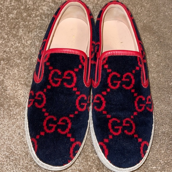 Suede double G Gucci slip ons main image 9